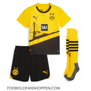 Borussia Dortmund Felix Nmecha #8 Hjemmebanetrøje Børn 2023-24 Kortærmet (+ Korte bukser)